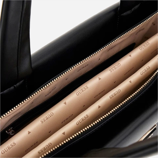 Сумка шопер жіноча зі штучної шкіри Guess Sunetra HWNG7534230 BLA Чорна (800070344403) - зображення 3