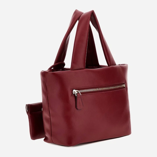 Сумка шопер жіноча зі штучної шкіри Guess Sunetra HWNG7534750 RED Темно-червона (800070344405) - зображення 3