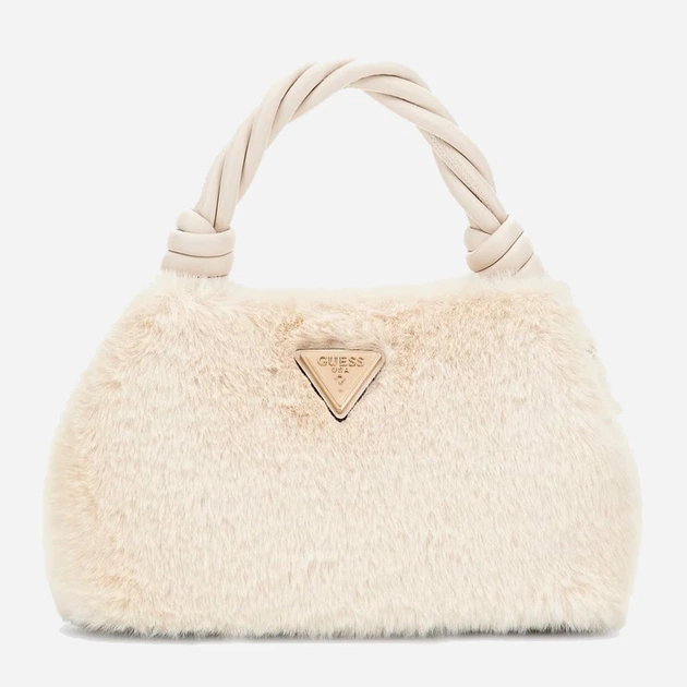 Сумка крос-боді через плече жіноча середня Guess Shaida HWWG8143110 STO Біла (800070344426) - зображення 1