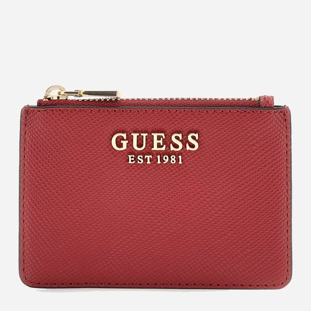 Etui na karty damskie Guess Laurel SWZG7459505 GAR Czerwone (800070344454) - obraz 1
