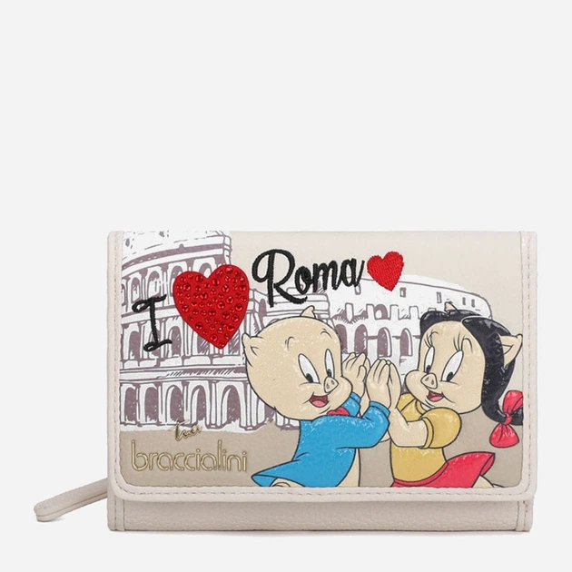 Гаманець жіночий зі штучної шкіри Braccialini LT210 LT 818 Білий (800070348997) - зображення 1