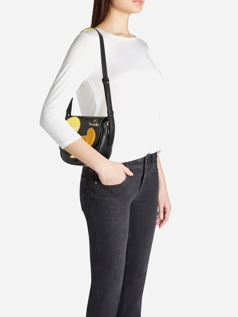 Torebka damska Braccialini Shape LT222 YY 818 Czarna (800070348953) - obraz 2