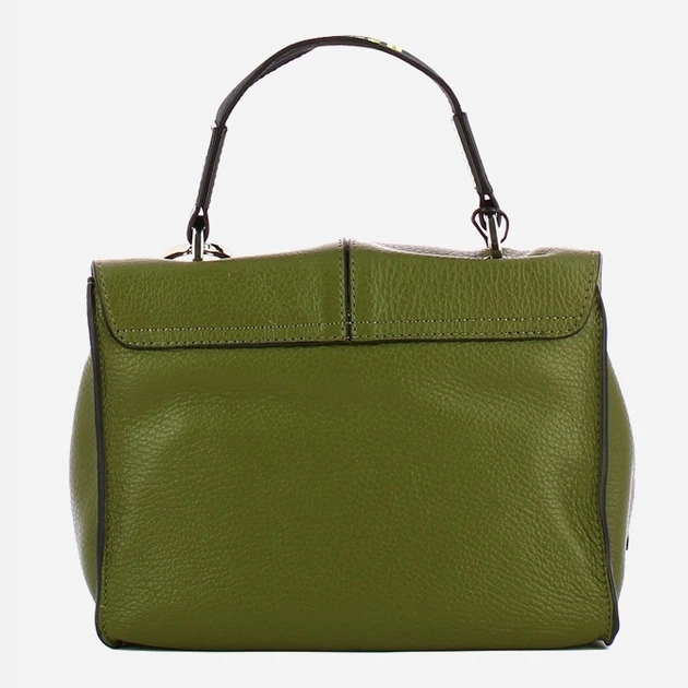 Сумка крос-боді через плече жіноча з натуральної шкіри маленька Rebelle Chloe Satchel REB0002P0001 0137 Зелена (800070349417) - зображення 2