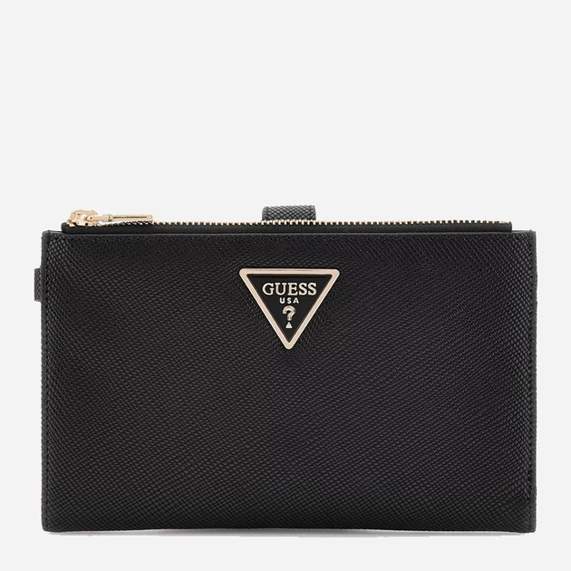 Гаманець жіночий зі штучної шкіри Guess Laurel SWZG7459157 BLA Чорний (800070344451) - зображення 1