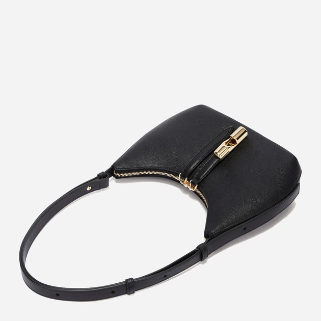 Torebka bagietka damska ze skóry naturalnej mała Furla Goccia WB01500BX3353O60001007 Czarna (800070345760) - obraz 4