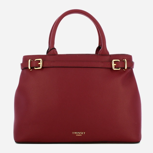 Torebka crossbody damska duża Twinset Tote 252TB7011 05609 Czerwona (800070351209) - obraz 1