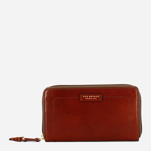 Портмоне чоловіче з натуральної шкіри The Bridge Elba 41791901 14 Коричневе (800070350611) - зображення 1