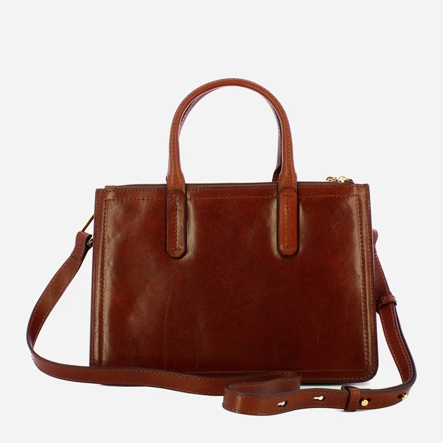 Torebka crossbody damska ze skóry naturalnej The Bridge Beatrice 44462001 14 Brązowa (800070350661) - obraz 2