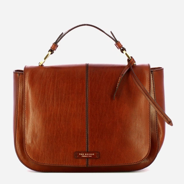 Torebka crossbody damska ze skóry naturalnej duża The Bridge Faentina 44465901 14 Brązowa (800070350652) - obraz 1