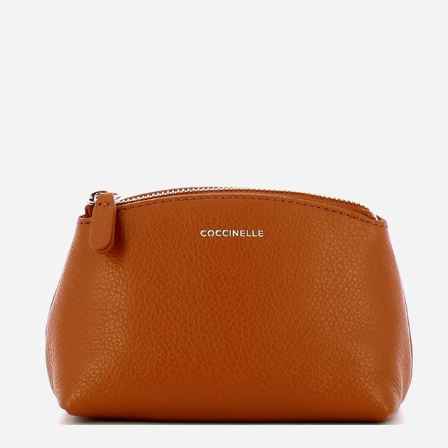 Kosmetyczka damska skórzana Coccinelle Agatea E5E4K25G280 W12 Brązowa (800070350905) - obraz 1