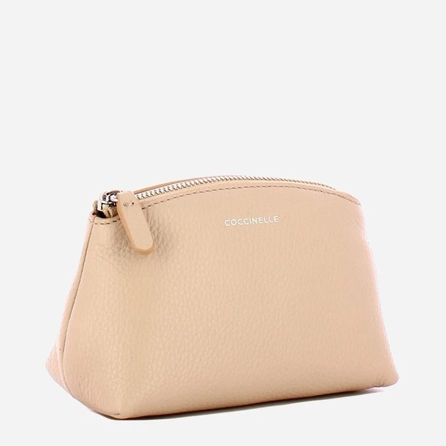 Kosmetyczka damska skórzana Coccinelle Agatea E5E4K25G280 N12 Różowa (800070350902) - obraz 3