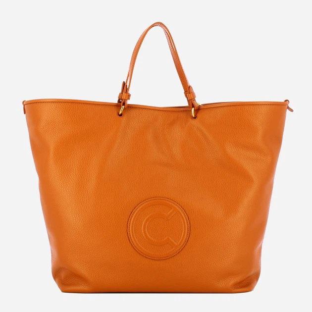 Torebka damska ze skóry naturalnej duża Coccinelle Callisto E1E1A110160 W12 Brązowa (800070350924) - obraz 1