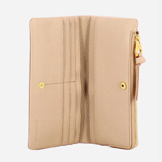 Гаманець жіночий з натуральної шкіри Coccinelle Coccinellesofty E2E1P11C780 N12 Рожевий (800070350986) - зображення 3