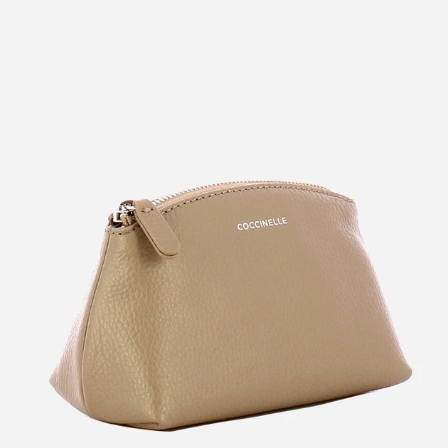 Kosmetyczka damska skórzana Coccinelle Agatea E5E4K25G280 N59 Szara (800070350903) - obraz 3