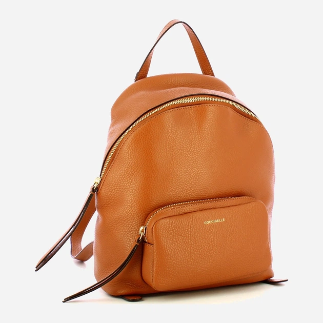 Plecak damski skórzany Coccinelle Jen E1EBP140160 W12 Brązowy (800070350960) - obraz 3