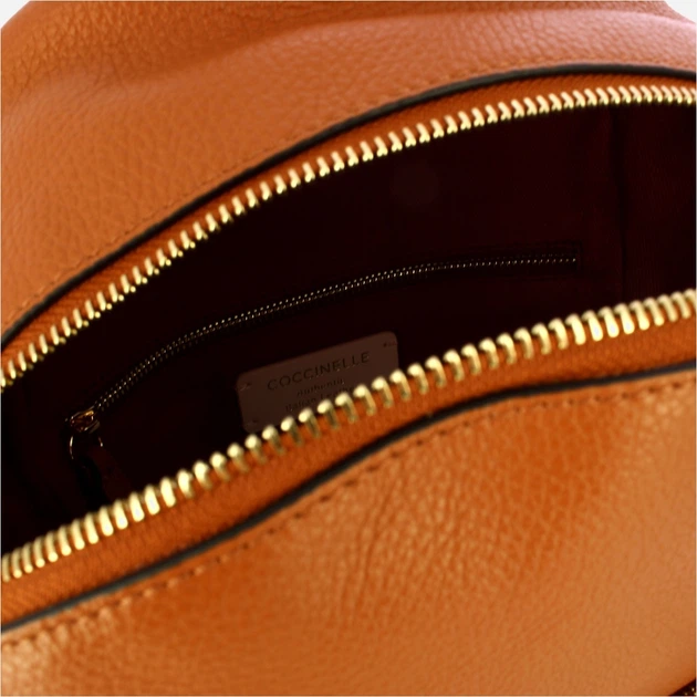 Plecak damski skórzany Coccinelle Jen E1EBP140160 W12 Brązowy (800070350960) - obraz 4