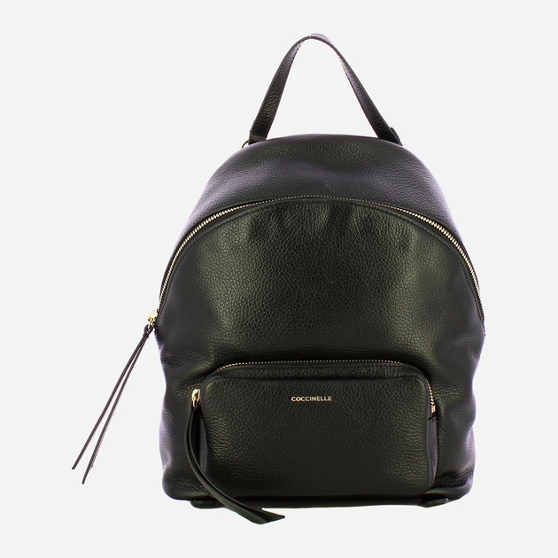 Plecak damski skórzany Coccinelle Jen E1EBP140160 001 Czarny (800070350958) - obraz 1