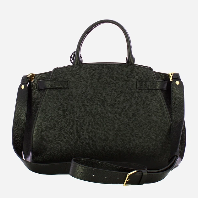 Сумка крос-боді через плече жіноча з натуральної шкіри велика Coccinelle Coccinellekliche E1EGP180280 001 Чорна (800070350941) - зображення 2