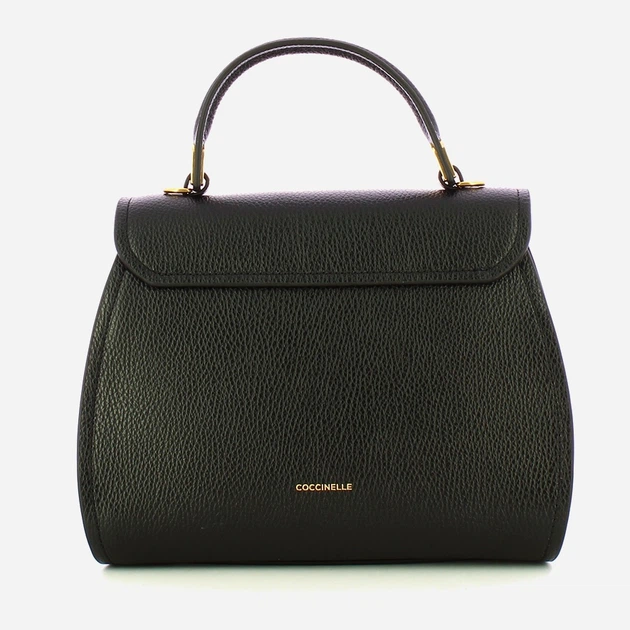 Сумка крос-боді через плече жіноча з натуральної шкіри маленька Coccinelle Marvin E1EPK180380 001 Чорна (800070350962) - зображення 2