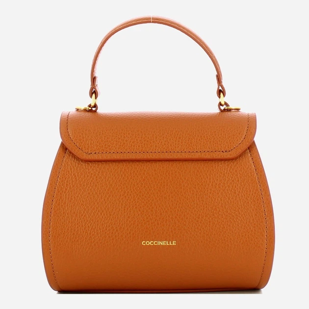 Сумка крос-боді через плече жіноча з натуральної шкіри маленька Coccinelle Marvin E1EPK550180 W12 Коричнева (800070350968) - зображення 2