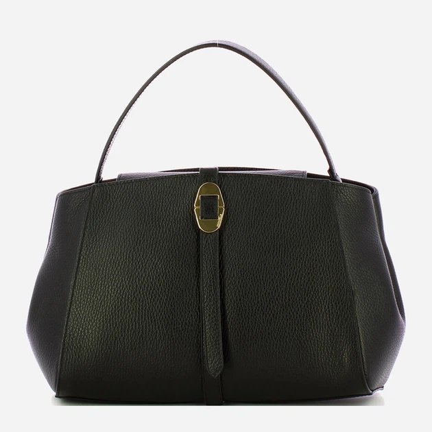 Сумка крос-боді через плече жіноча з натуральної шкіри середня Coccinelle Coccinellechara E1ESP180160 001 Чорна (800070350926) - зображення 1