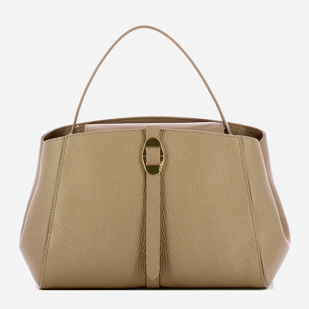 Сумка крос-боді через плече жіноча з натуральної шкіри середня Coccinelle Coccinellechara E1ESP180160 N59 Сіра (800070350930) - зображення 1