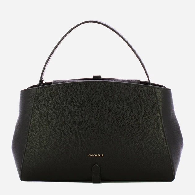 Сумка крос-боді через плече жіноча з натуральної шкіри середня Coccinelle Coccinellechara E1ESP180160 001 Чорна (800070350926) - зображення 2