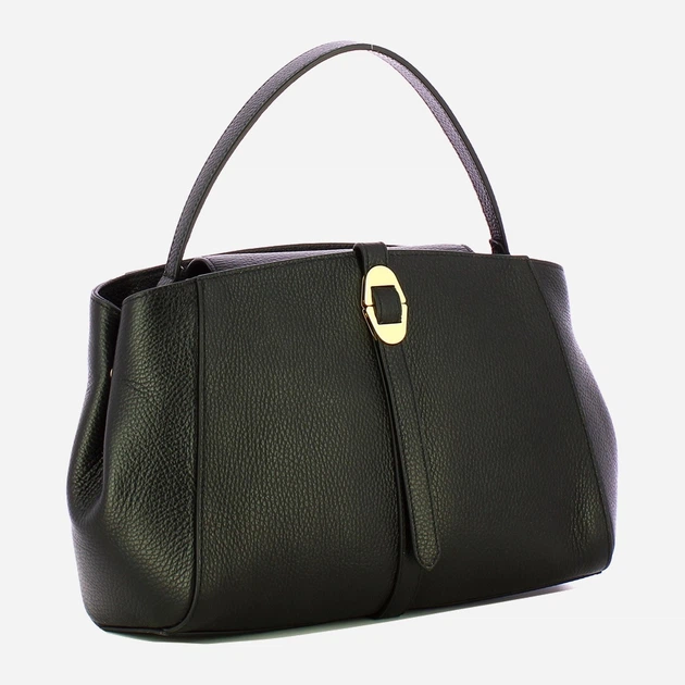 Сумка крос-боді через плече жіноча з натуральної шкіри середня Coccinelle Coccinellechara E1ESP180160 001 Чорна (800070350926) - зображення 3