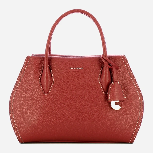 Сумка крос-боді через плече жіноча з натуральної шкіри середня Coccinelle Coccinellelord E1EUF180160 R31 Червона (800070350953) - зображення 1