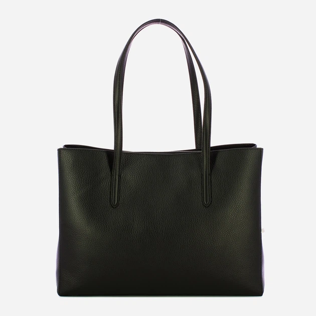 Сумка шопер жіноча з натуральної шкіри Coccinelle Coccinelleswap E1EVF110180 001 Чорна (800070350915) - зображення 2