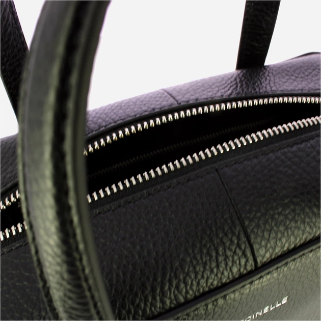 Сумка крос-боді через плече жіноча з натуральної шкіри маленька Coccinelle Coccinelleswap E1EVF180280 001 Чорна (800070350917) - зображення 4