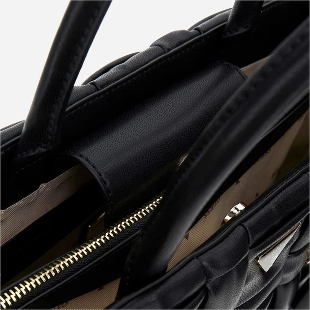 Сумка крос-боді через плече жіноча зі штучної шкіри велика Guess Marion HWWG8072060 BLA Чорна (800070344420) - зображення 4