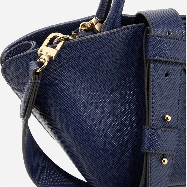 Сумка крос-боді через плече жіноча зі штучної шкіри середня Guess Bolena HWZG9207760 MID Синя (800070344433) - зображення 5