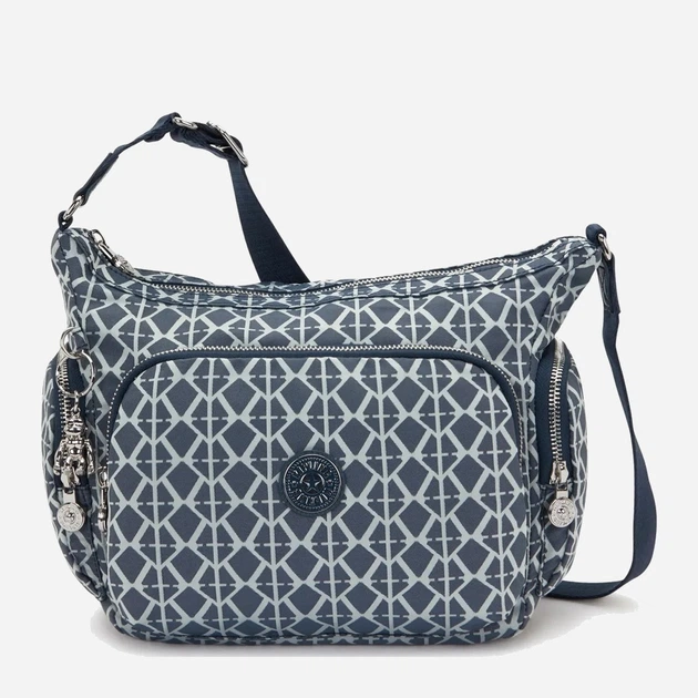 Сумка крос-боді через плече жіноча зі штучної шкіри середня Kipling Gabb KPKI80398DM1001 Синя (800070347303) - зображення 1