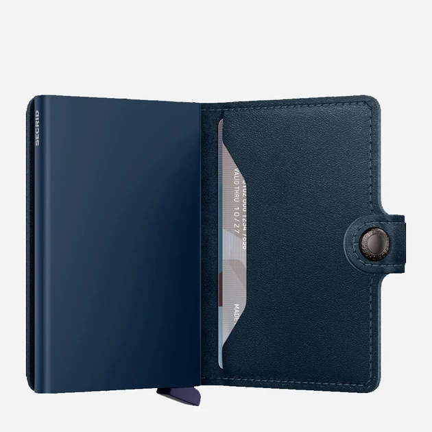 Portfel skórzany RFID Secrid M Niebieski (800070351954) - obraz 2