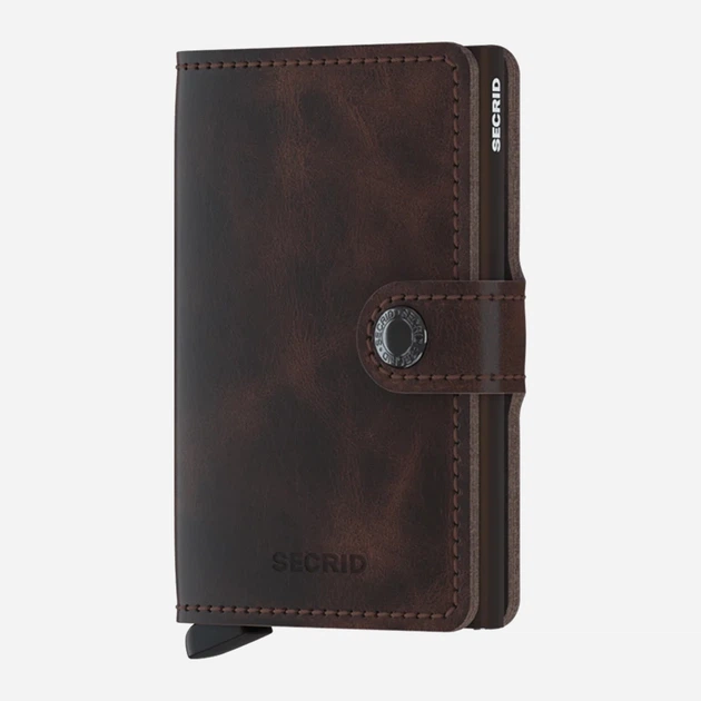 Гаманець з натуральної шкіри Secrid Mv Коричневий (800070166156) - зображення 1