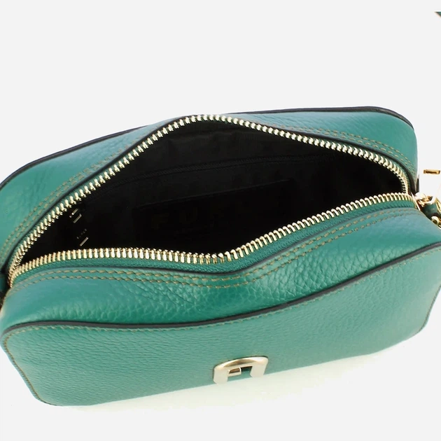 Сумка крос-боді через плече жіноча з натуральної шкіри маленька Furla Primula WB00667BX0613JAS009035 Зелена (800070283441) - зображення 4