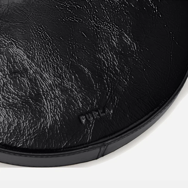 Torebka bagietka damska ze skóry naturalnej mała Furla Delizia WE00649BX4100O60001007 Czarna (800070349616) - obraz 4