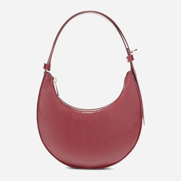 Torebka bagietka damska ze skóry naturalnej mała Furla Delizia WE00649BX41000053S1007 Czerwona (800070349608) - obraz 1