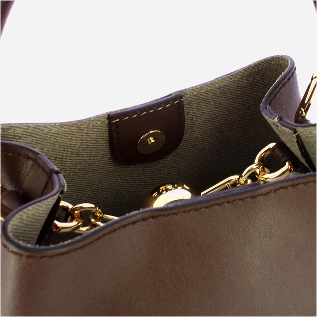 Сумка крос-боді через плече жіноча з натуральної шкіри маленька Furla Sfera WE00832BX31694290S1007 Коричнева (800070349618) - зображення 5