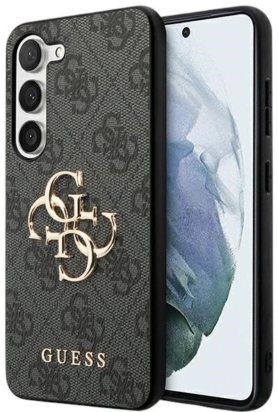 Etui plecki Guess Big Metal Logo do Samsung Galaxy S24+ Black (GUHCS24M4GMGGR) - obraz 1