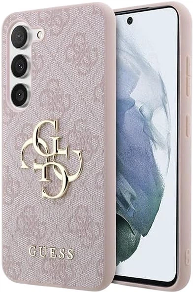 Панель Guess Big Metal Logo для Samsung Galaxy A55 Pink (GUHCSA554GMGPI) - зображення 1