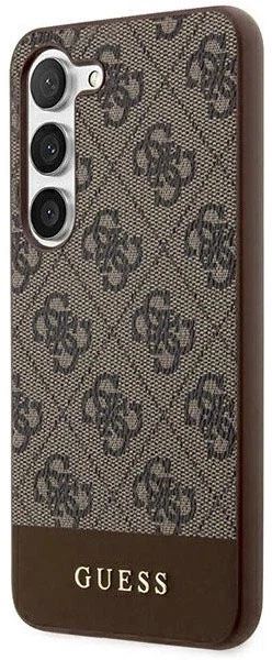 Etui plecki Guess 4G Stripe Collection do Samsung Galaxy S24+ Brown (GUHCS24MG4GLGR) - obraz 2