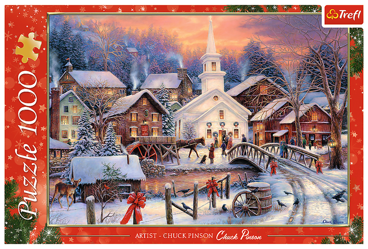 Puzzle Trefl Białe święto 1000 elementów 10602 (5900511106022) - obraz 2