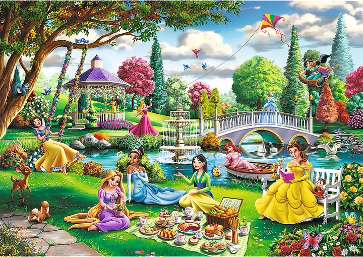 Пазл Trefl Пікнік з принцесами Діснея 1000 деталей 10919 (5900511109191) - зображення 3