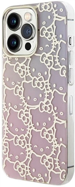 Панель Hello Kitty IML Gradient Electrop Crowded Kitty Head для Apple iPhone 13 Pro Pink (HKHCP13LHCHPEP) - зображення 2