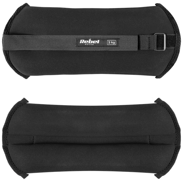 Obciążenia na kostki i nadgarstki Rebel Active RBA-3500-3 2 x 3 kg (5901890123174) - obraz 3