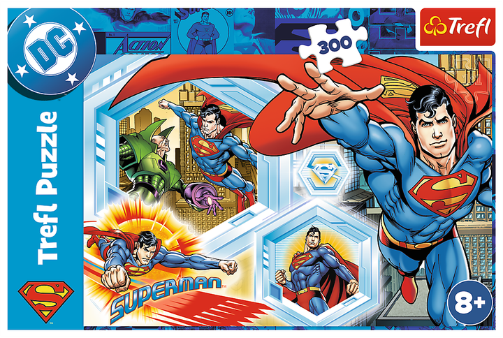 Пазл Trefl Warner Superman Непереможний Супермен 300 деталей 23032 (5900511230321) - зображення 2