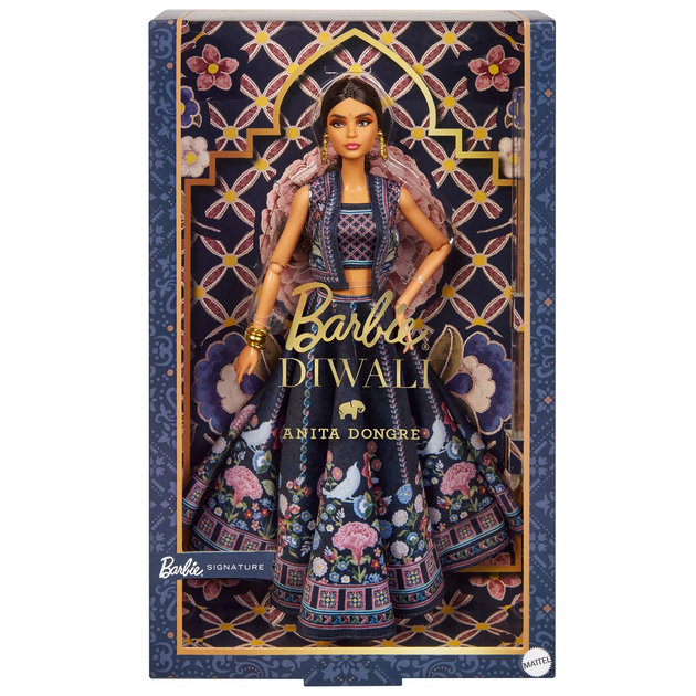 Лялька Барбі колекційна Дівалі від кутюр'є Аніти Донгре Barbie Signature Diwali by Anita Dongre (HRM91) (HRM91) - изображение 9