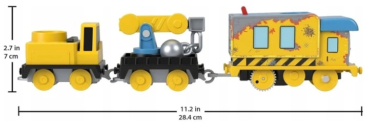 Локомотив Fisher-Price Thomas & Friends Будівельна бригада Carly i Crane HFX97 (0194735265657) - зображення 4